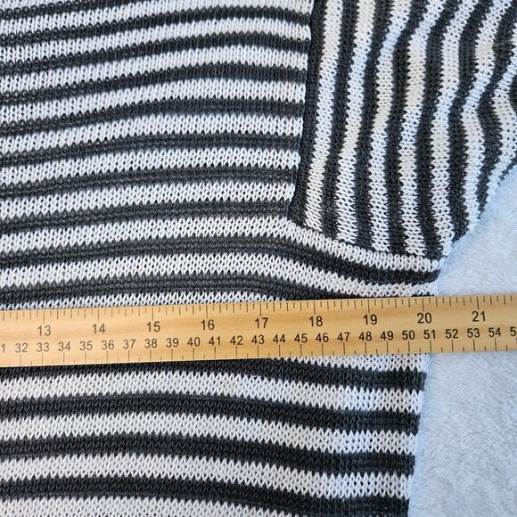 Eileen Fisher Organic Linen Knit Casual Tunic Top Size Petite Large Lagenlook - Picture 11 of 12